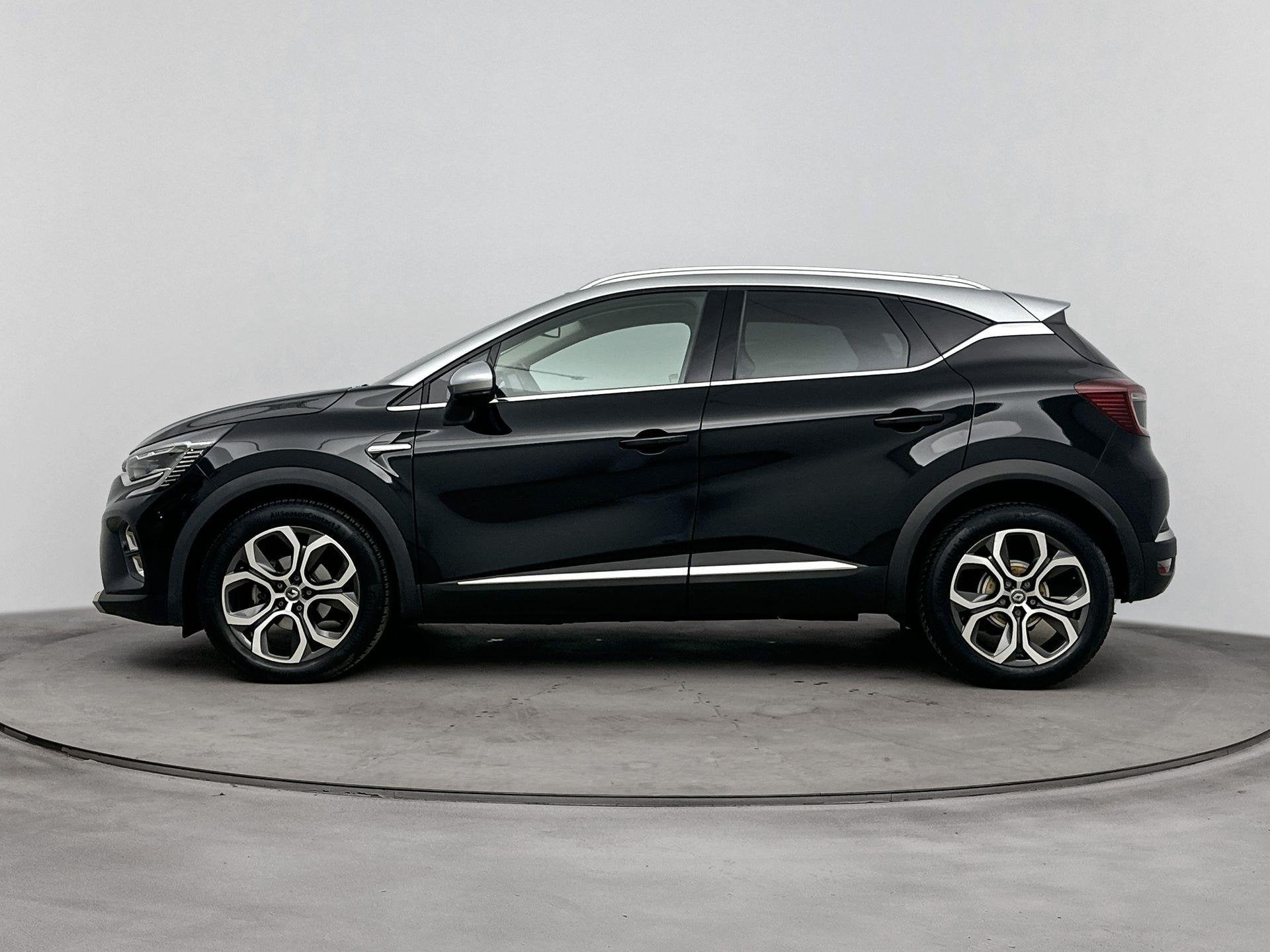 Renault Captur 1.3 TCe 140Pk Intens | Navigatie | Apple & An, Auto's, Gebruikt, 4 cilinders, Leder en Stof, Zwart