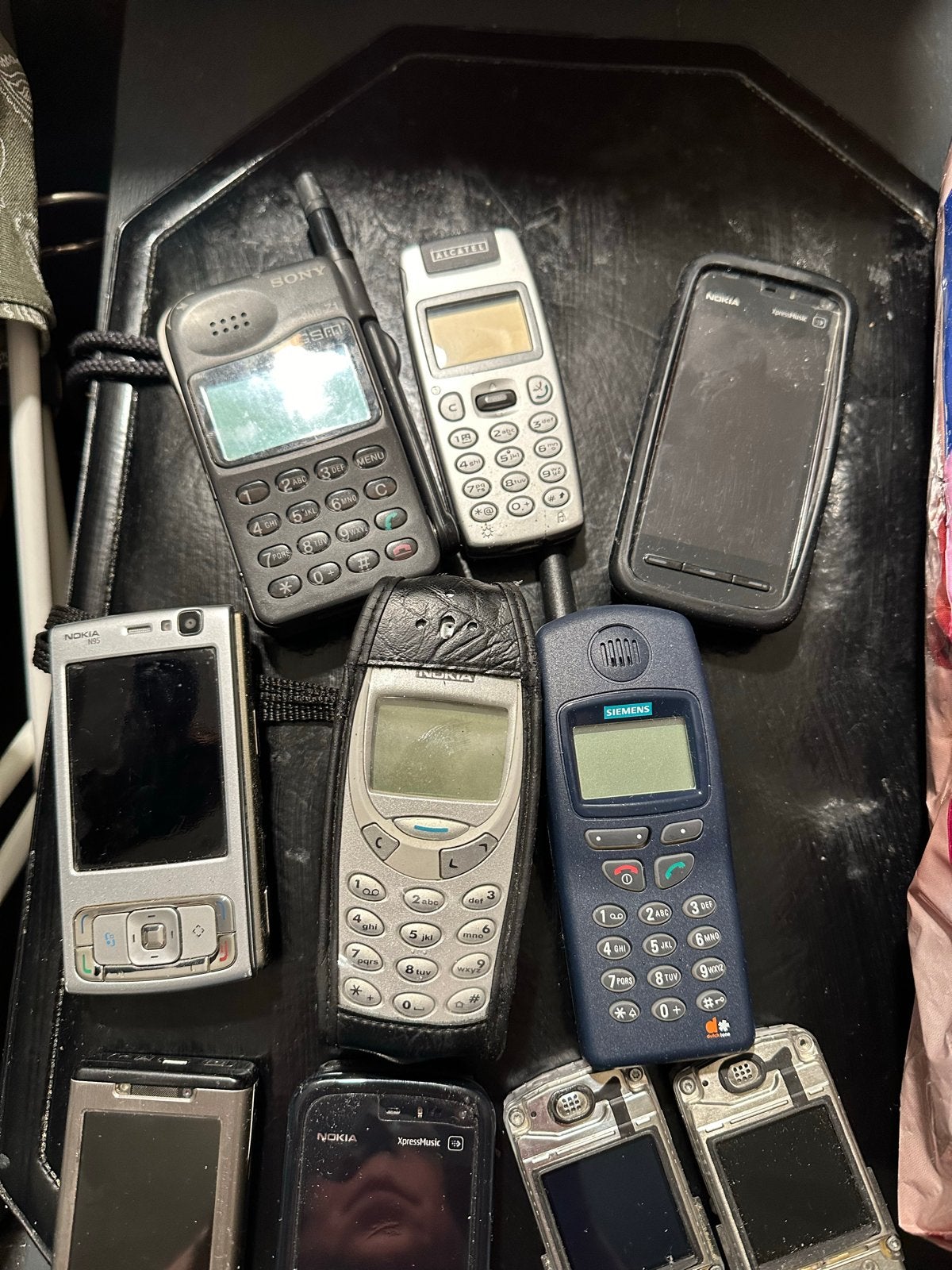 Partij Oude Mobiele Telefoons - Retro Collectie, Telecommunicatie, Ophalen, Gebruikt, Minder dan 3 megapixel, Klassiek of Candybar