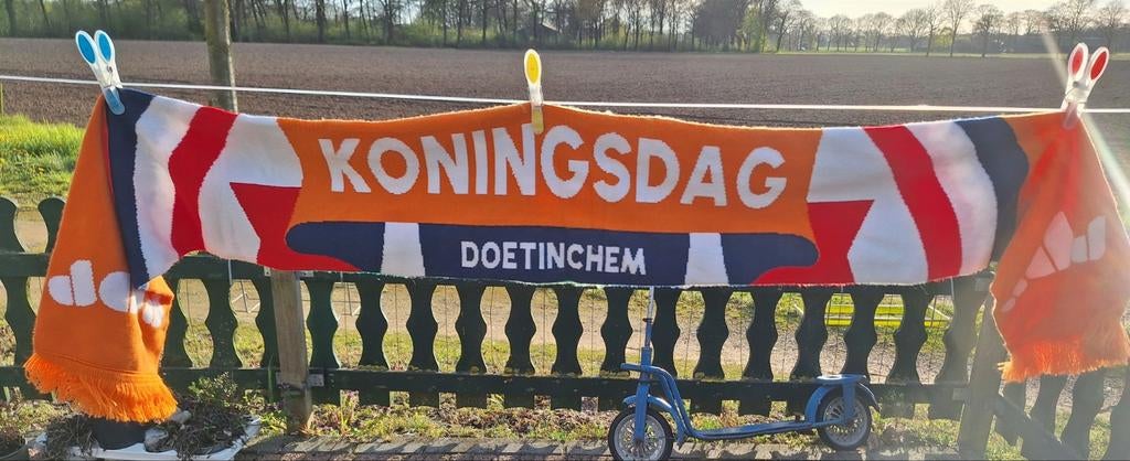 Koningsdag sjaal Doetinchem / Achterhoek, Ophalen of Verzenden