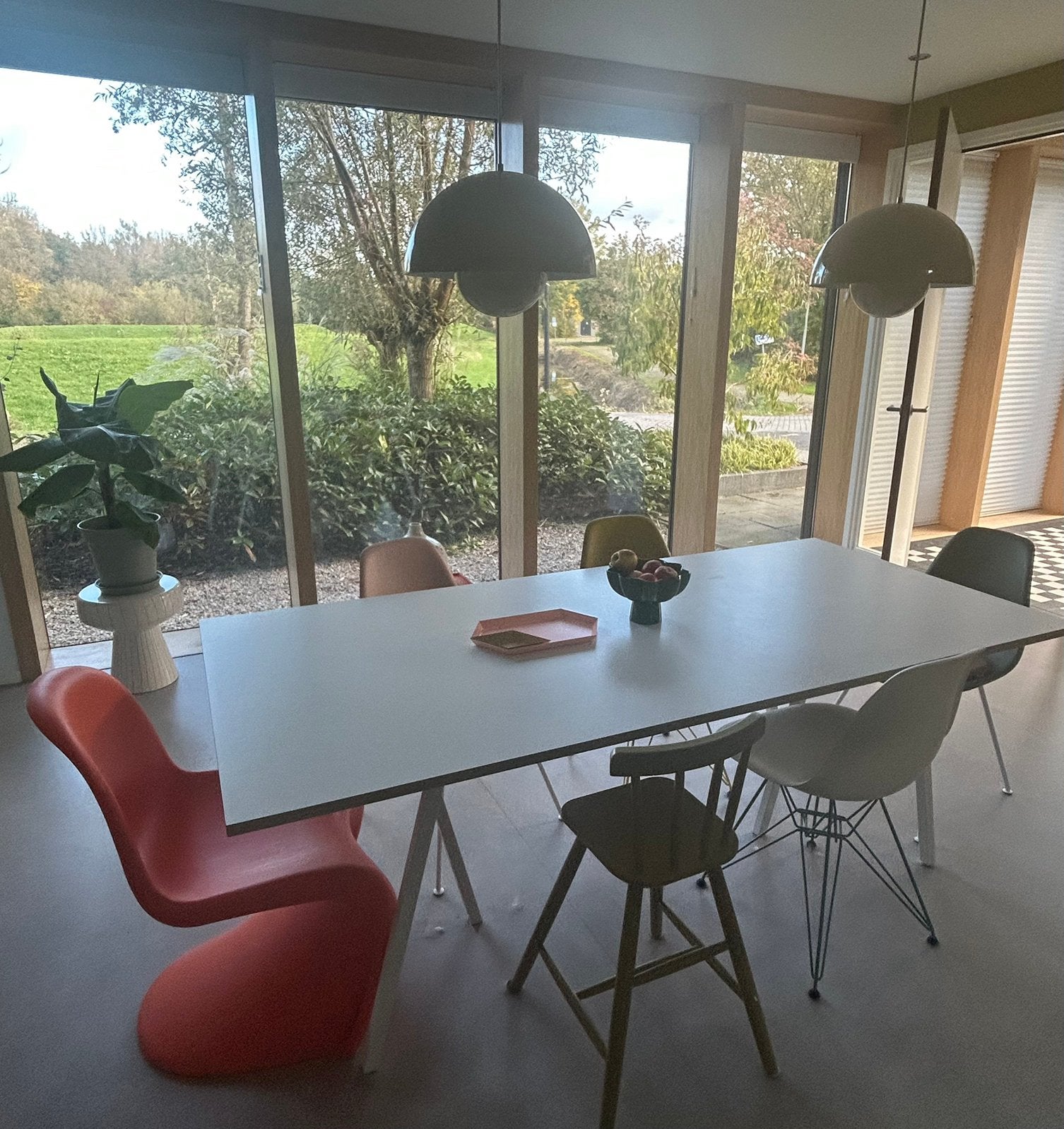 Hay Loop Stand Eettafel, Huis en Inrichting, Ophalen, Overige materialen, 200 cm of meer, 50 tot 100 cm