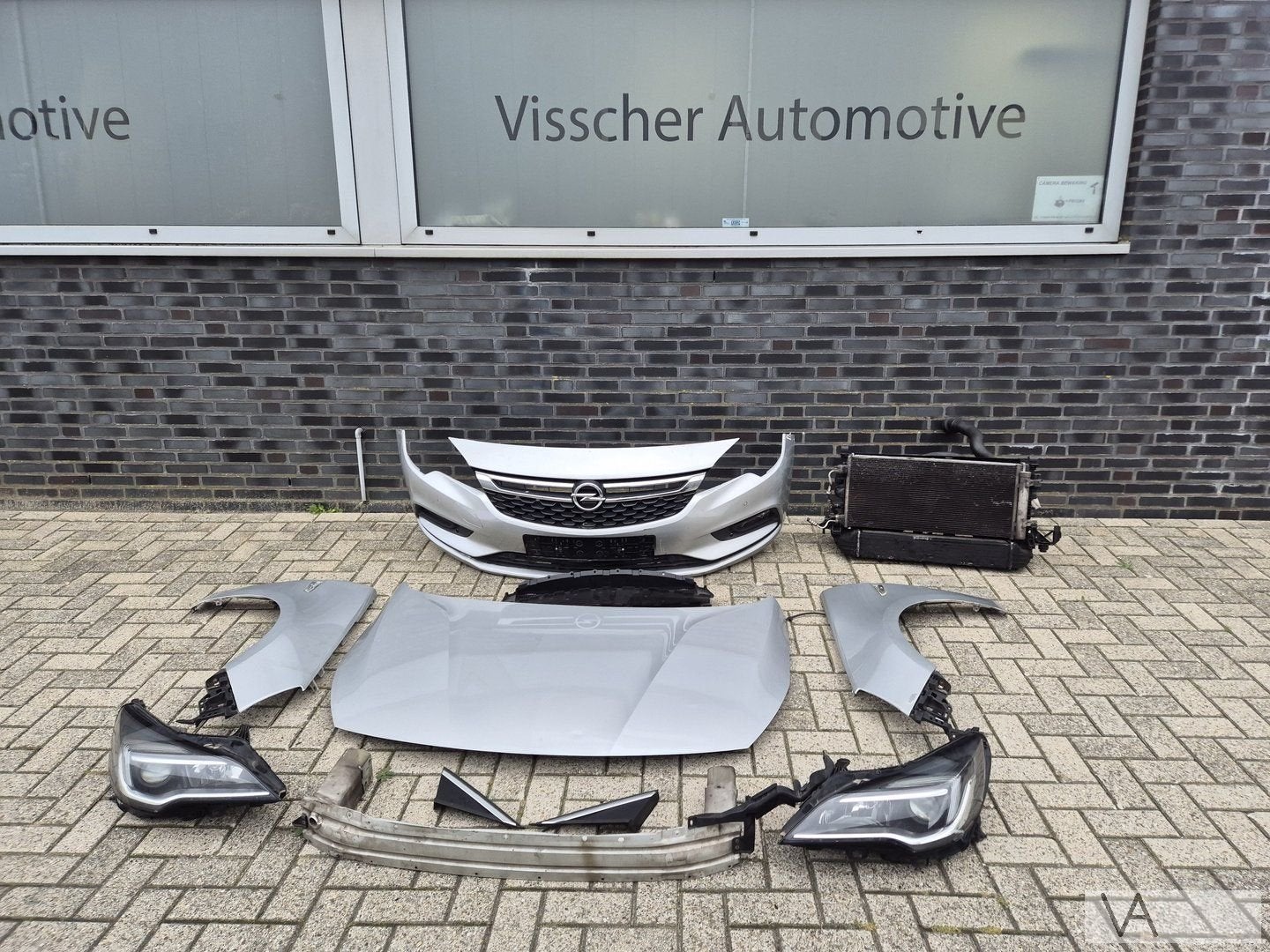 Voorkop compleet van Opel Astra K 2015 - 2021 zilver €1250, Gebruikt, -, -, Opel