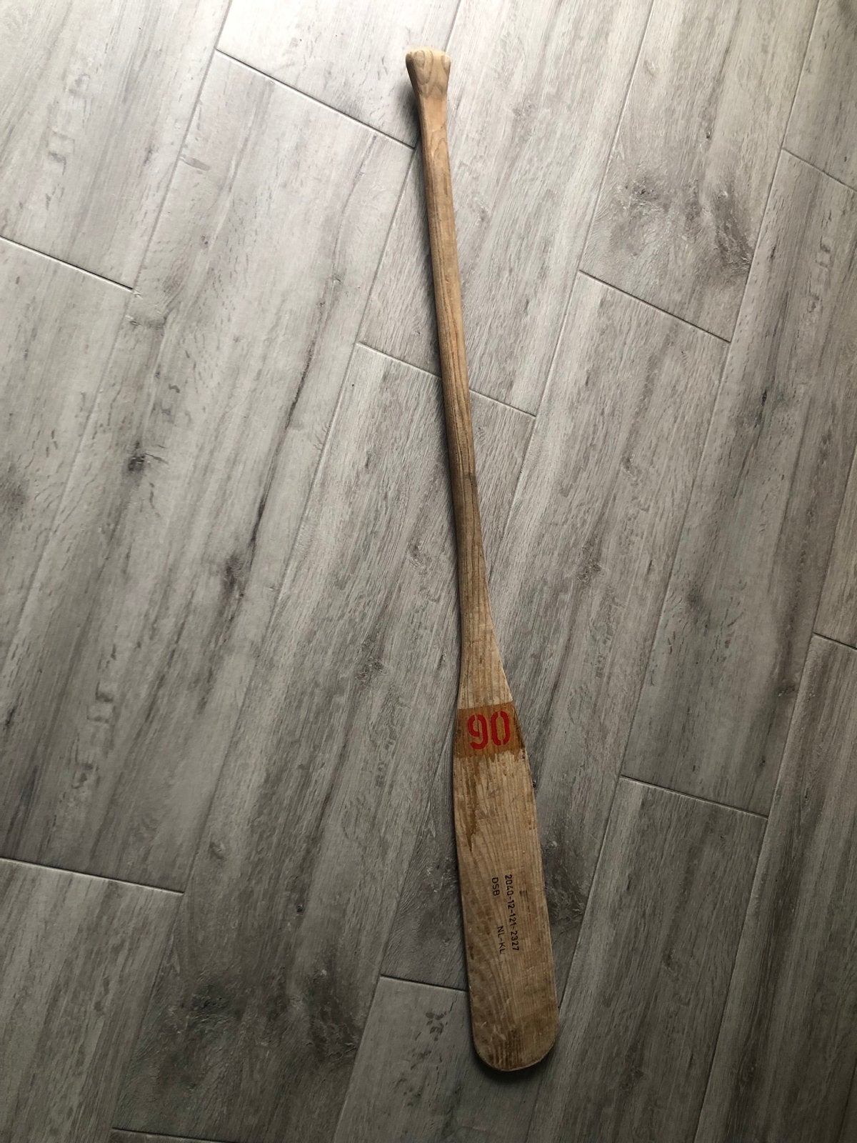 Decoratieve houten roeispaan - Vintage stijl, Ophalen, Gebruikt