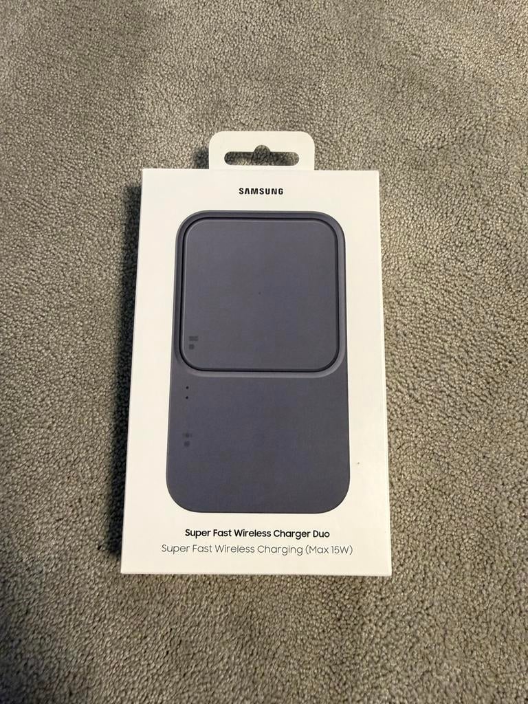 Samsung Super Fast Wireless Charger Duo, Ophalen of Verzenden, Zo goed als nieuw, Overige typen, Samsung