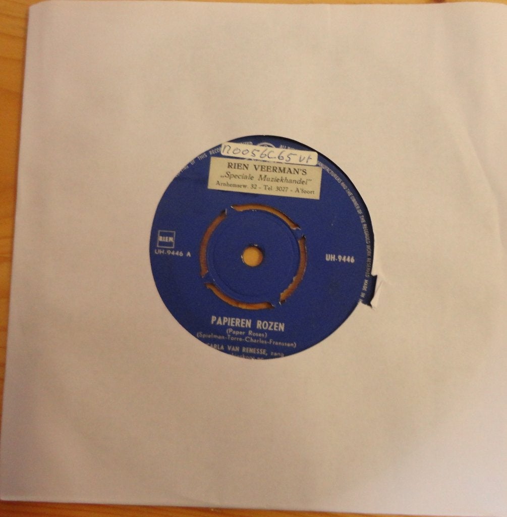 Carla van Renesse > Papieren rozen, Ophalen of Verzenden, Gebruikt, 7 inch, Nederlandstalig