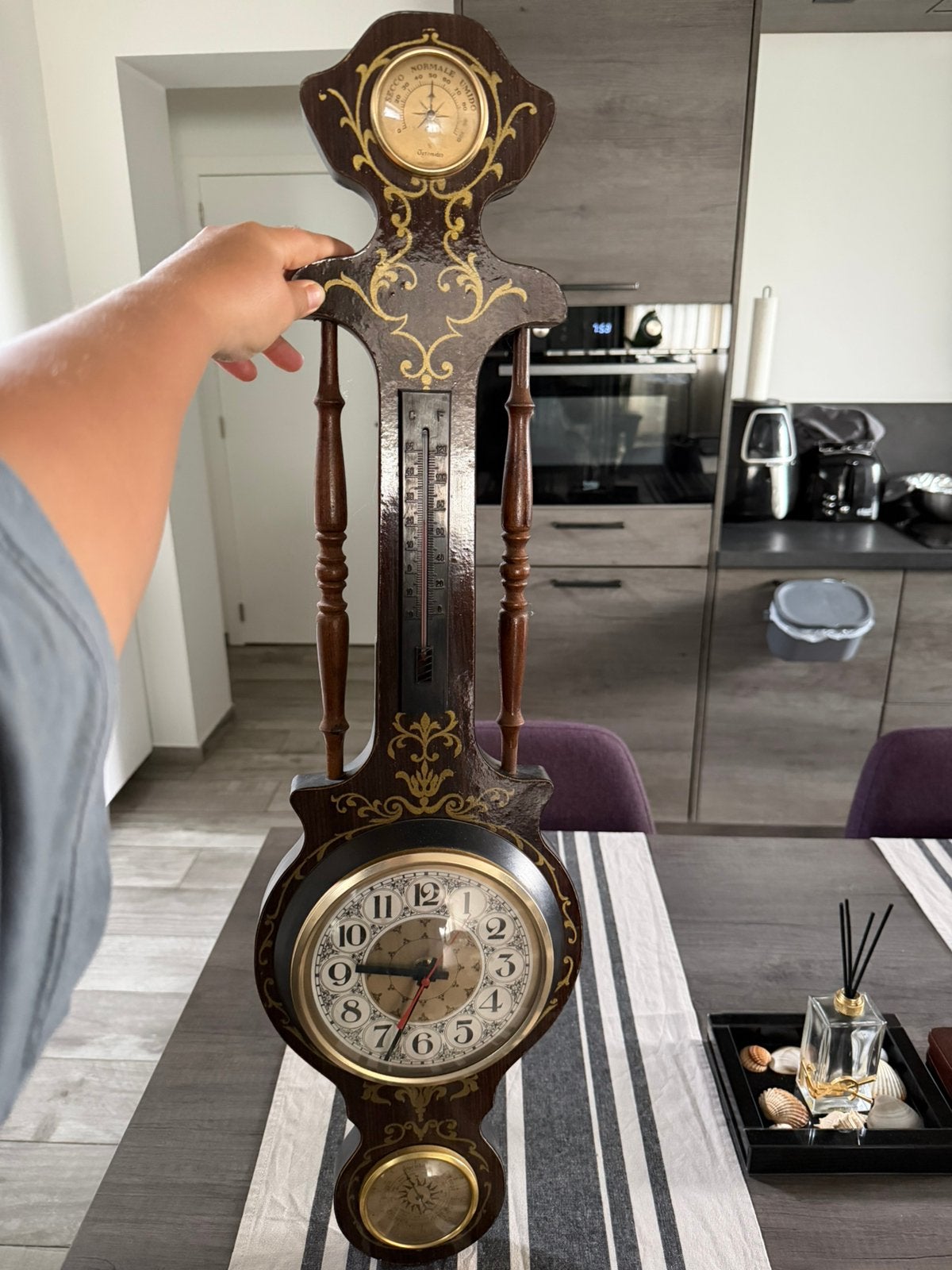 Vintage klok, Antiek en Kunst, Ophalen of Verzenden