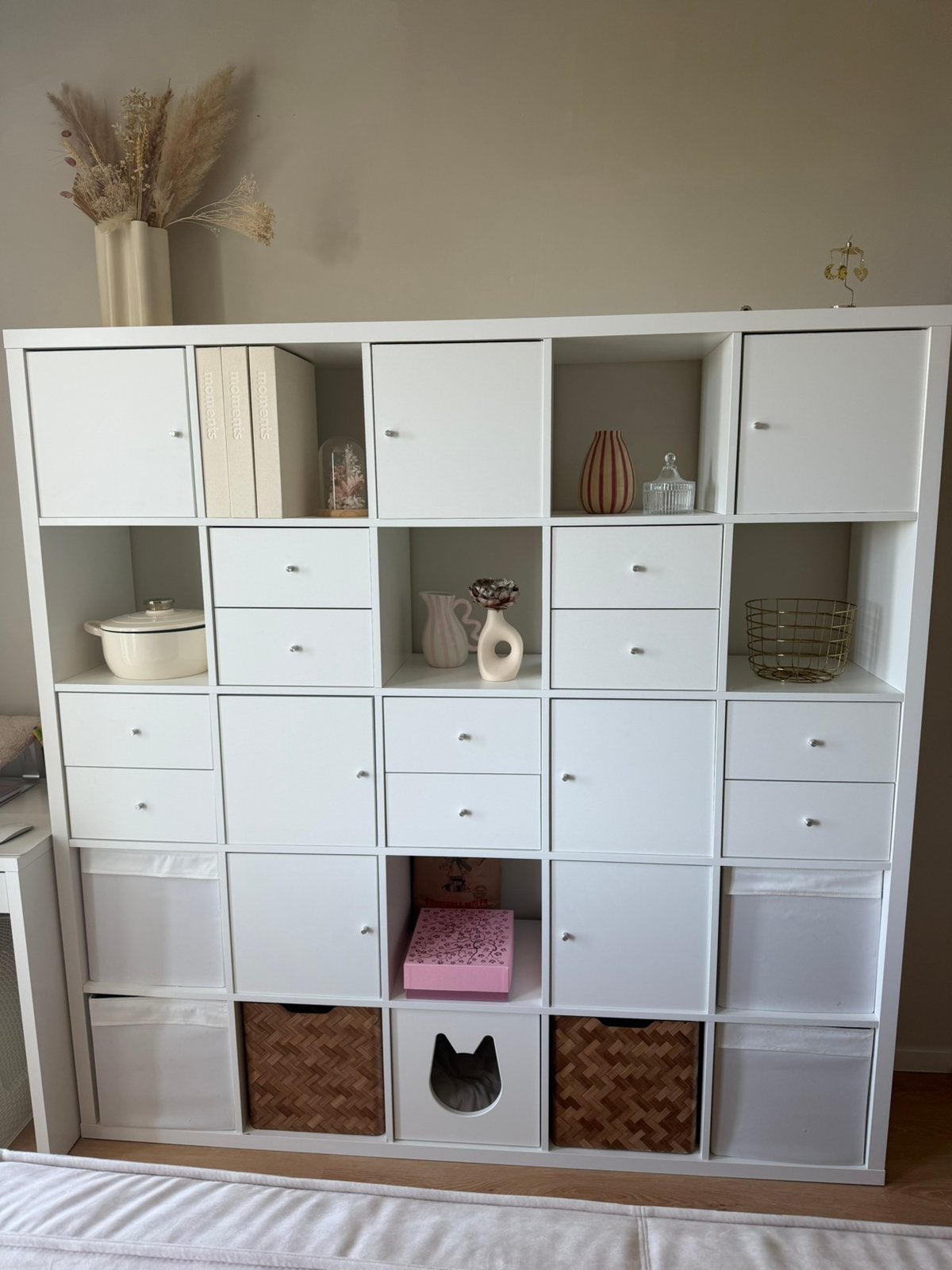 Ikea kallax kast 25 vakken, Ophalen, Zo goed als nieuw