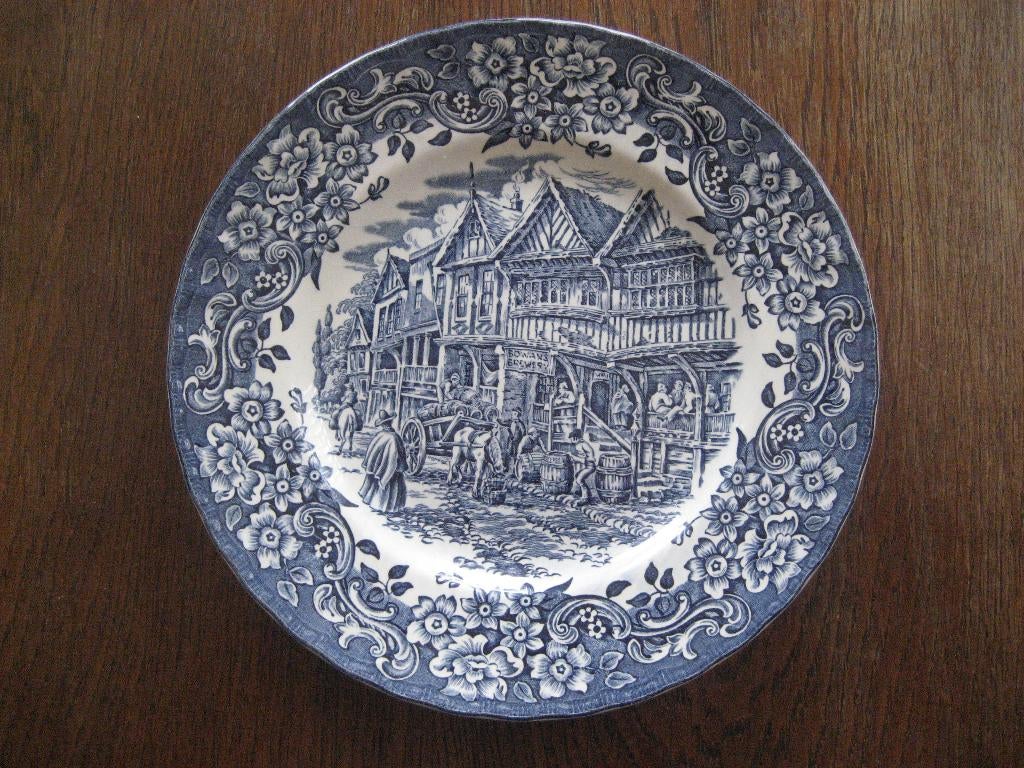 antiek wandbord 17th Century England Royal Tudor Ware, Ophalen of Verzenden