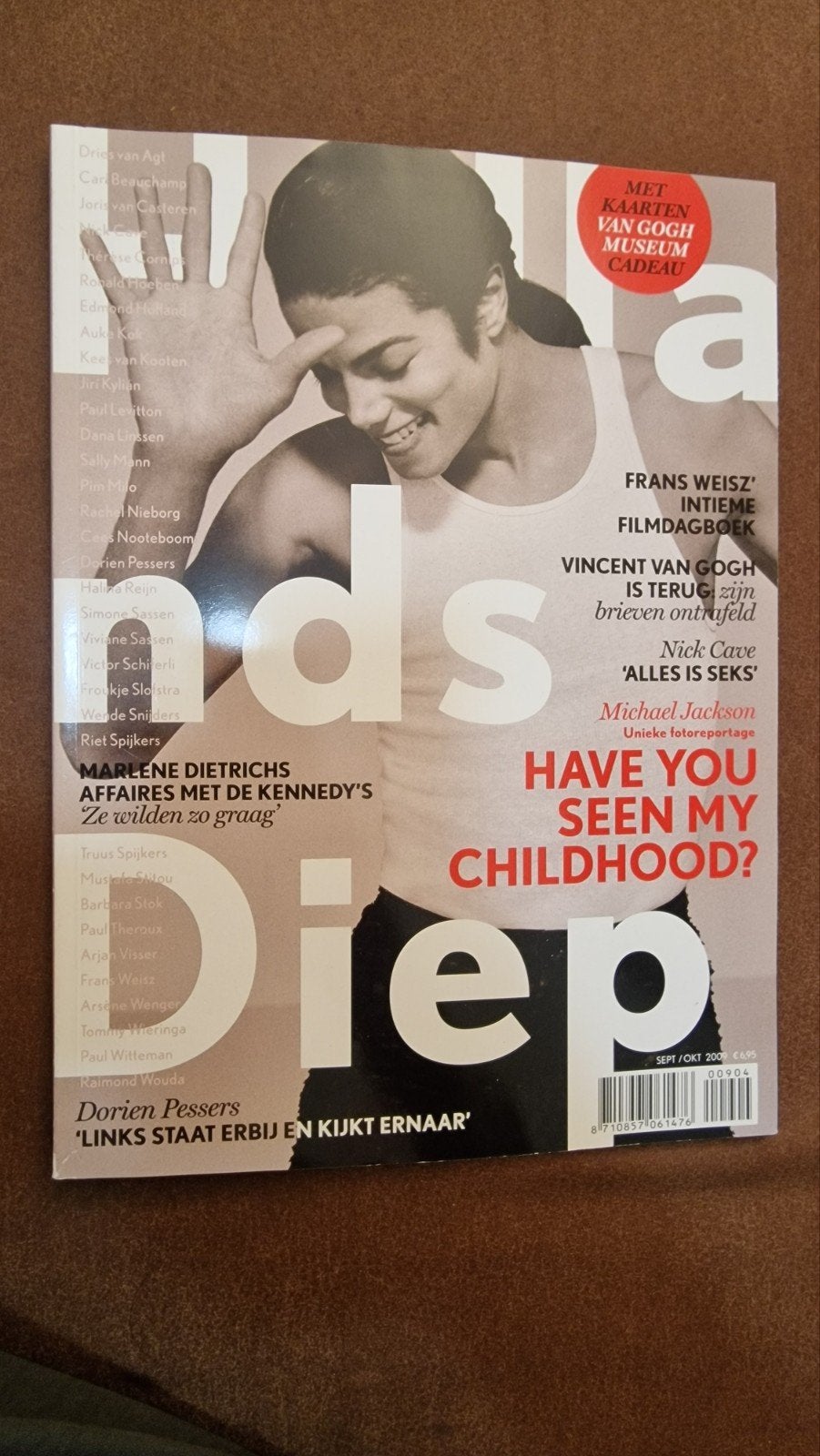 Magazine MJ coverstory zeldzame foto's, Verzenden