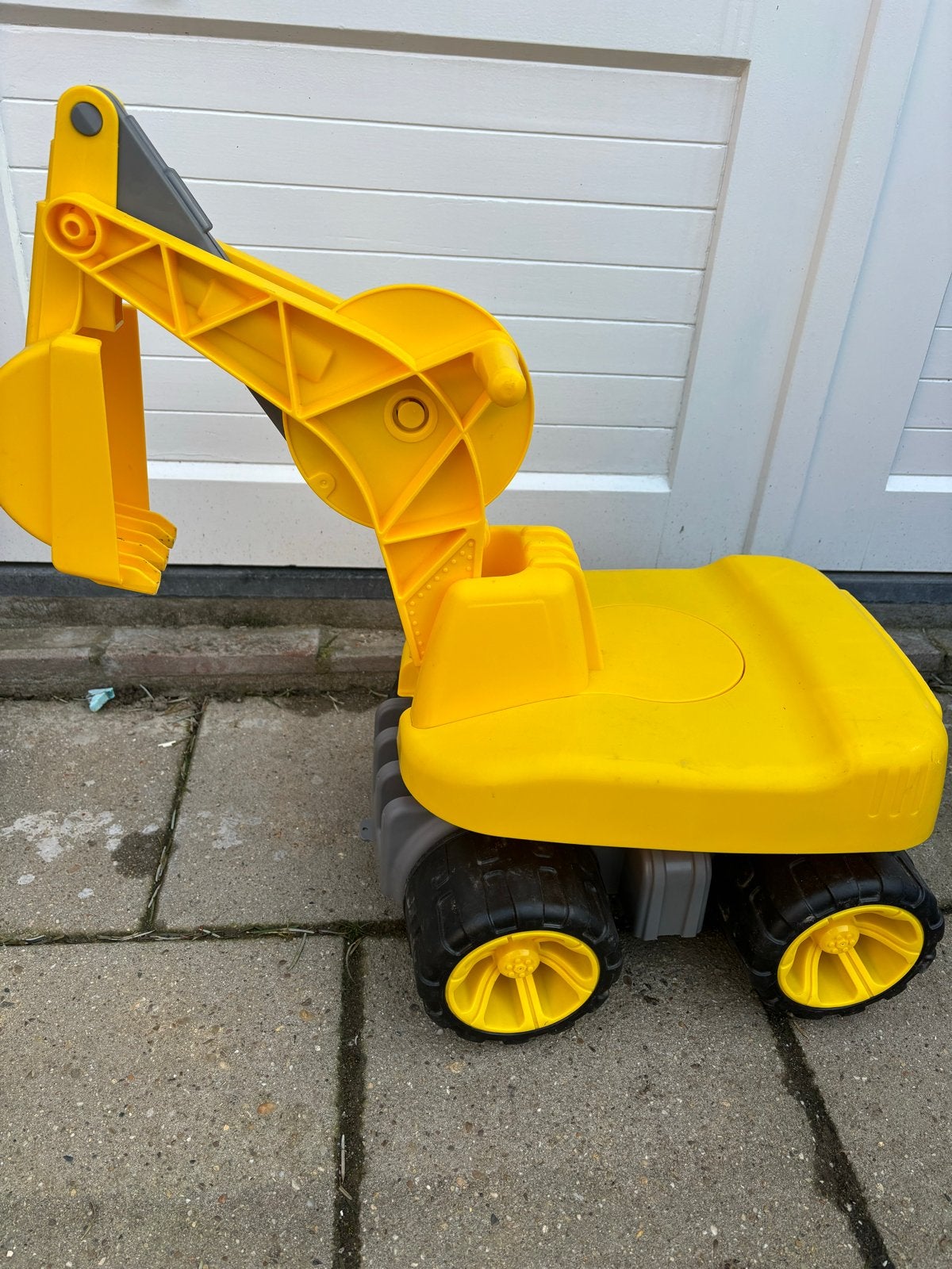 Gele kinder graafmachine, Ophalen, Zo goed als nieuw