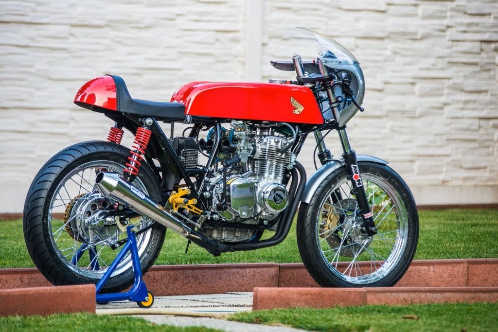 Honda CB350 F Cafe Racer EINZELSTÜCK!, Ophalen, Nieuw