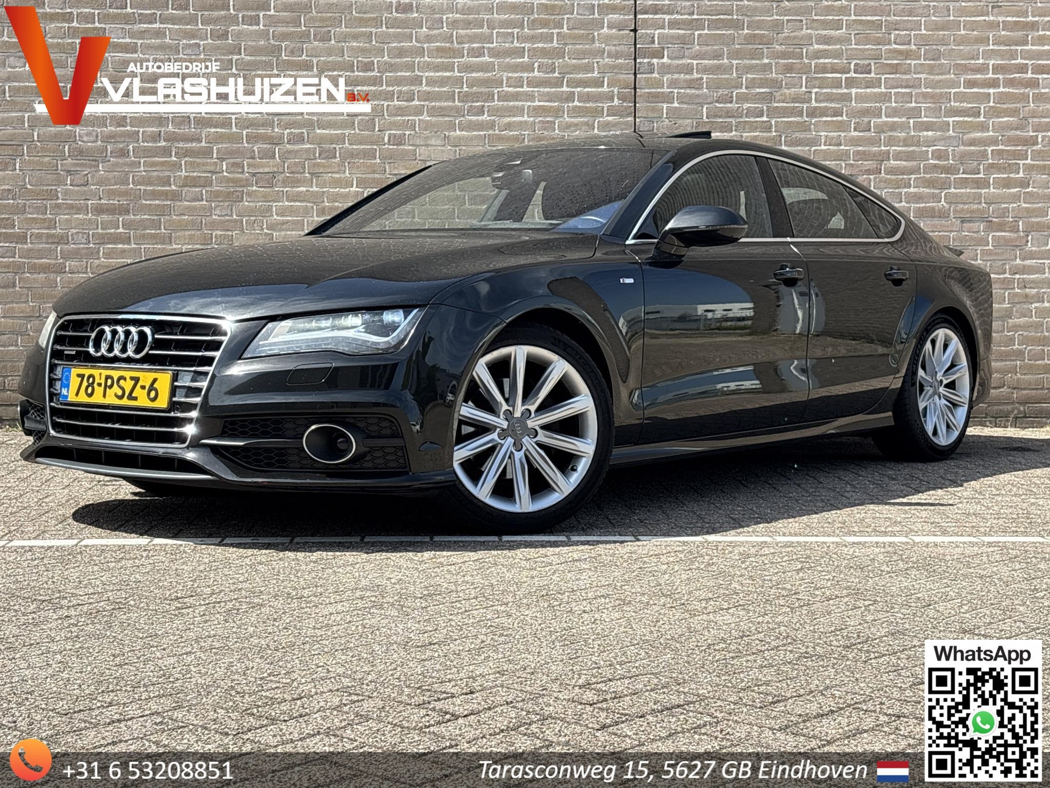 Audi A7 Sportback 2.8 FSI quattro Pro Line plus | Memory | H, Auto's, Oldtimers, 2773 cc, Bruin, 4 stoelen, Vierwielaandrijving
