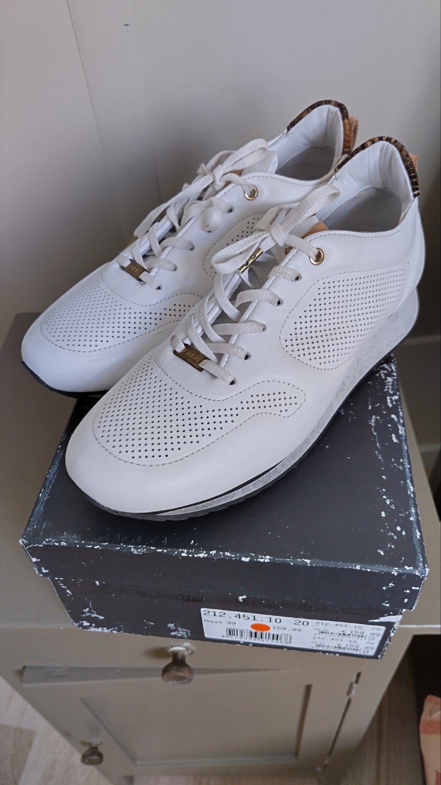 Fred de la Bretoniere sneakers wit maat 39, Fred de la Bretoniere, Wit, Nieuw, Ophalen of Verzenden