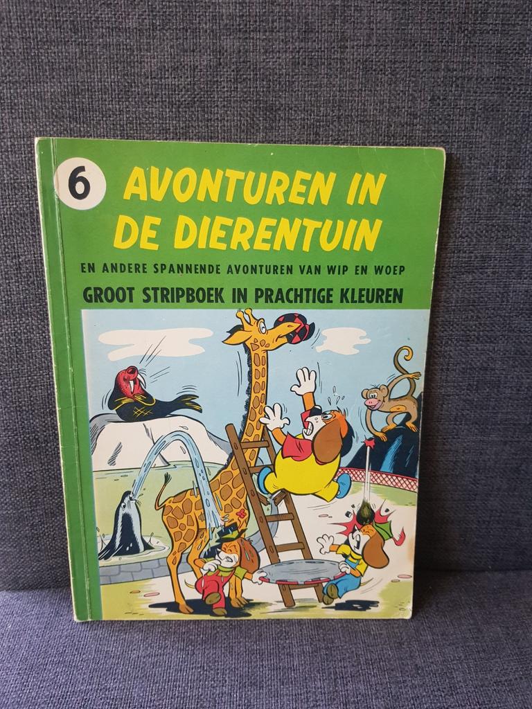 Wip en Woep - Avonturen in de dierentuin, Boeken, Stripboeken, Eén stripboek, Ophalen of Verzenden, Gelezen