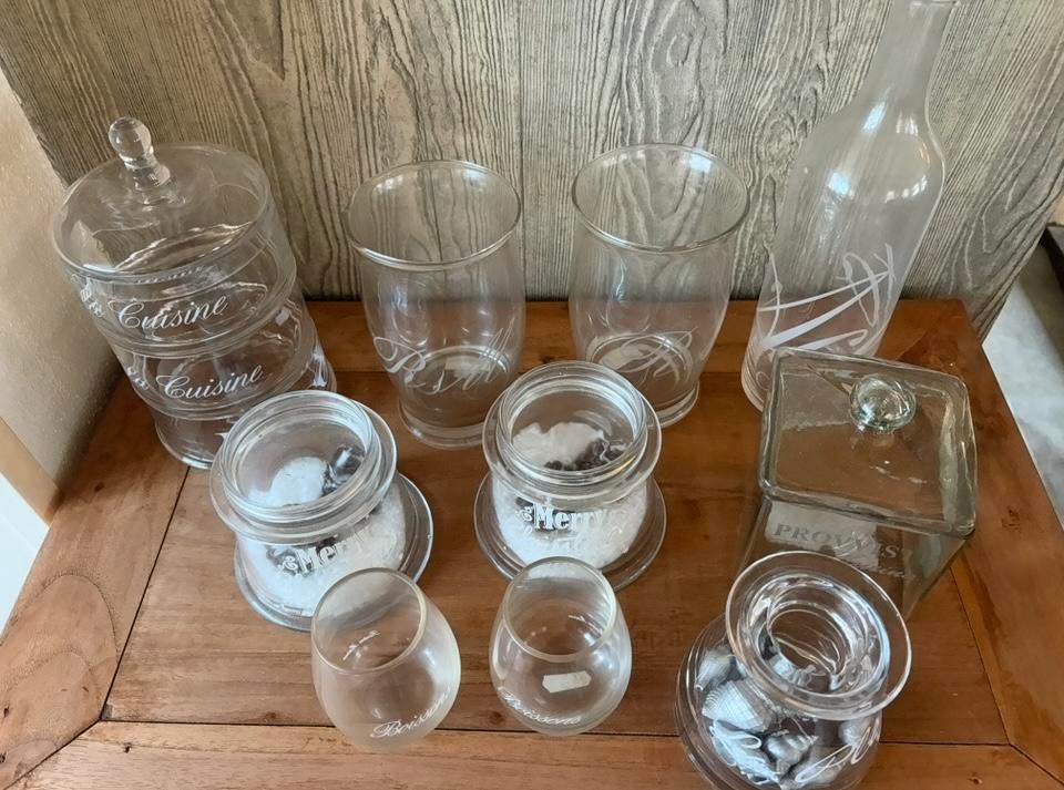 Glazen woonaccessoires van Riviera Maison, Ophalen of Verzenden, Zo goed als nieuw