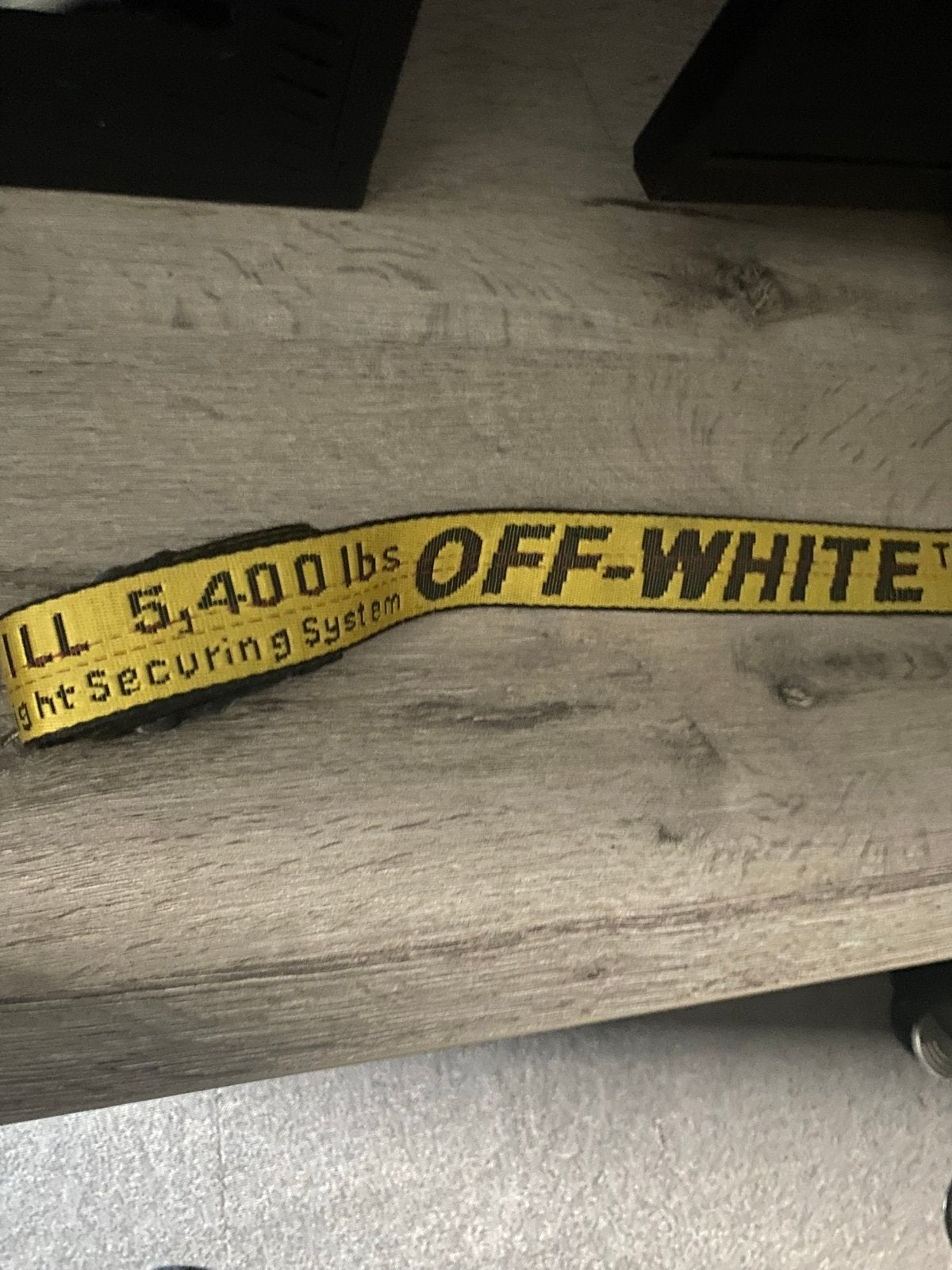 Originele off-white riem, Overige kleuren, Heupriem, Ophalen of Verzenden, Zo goed als nieuw