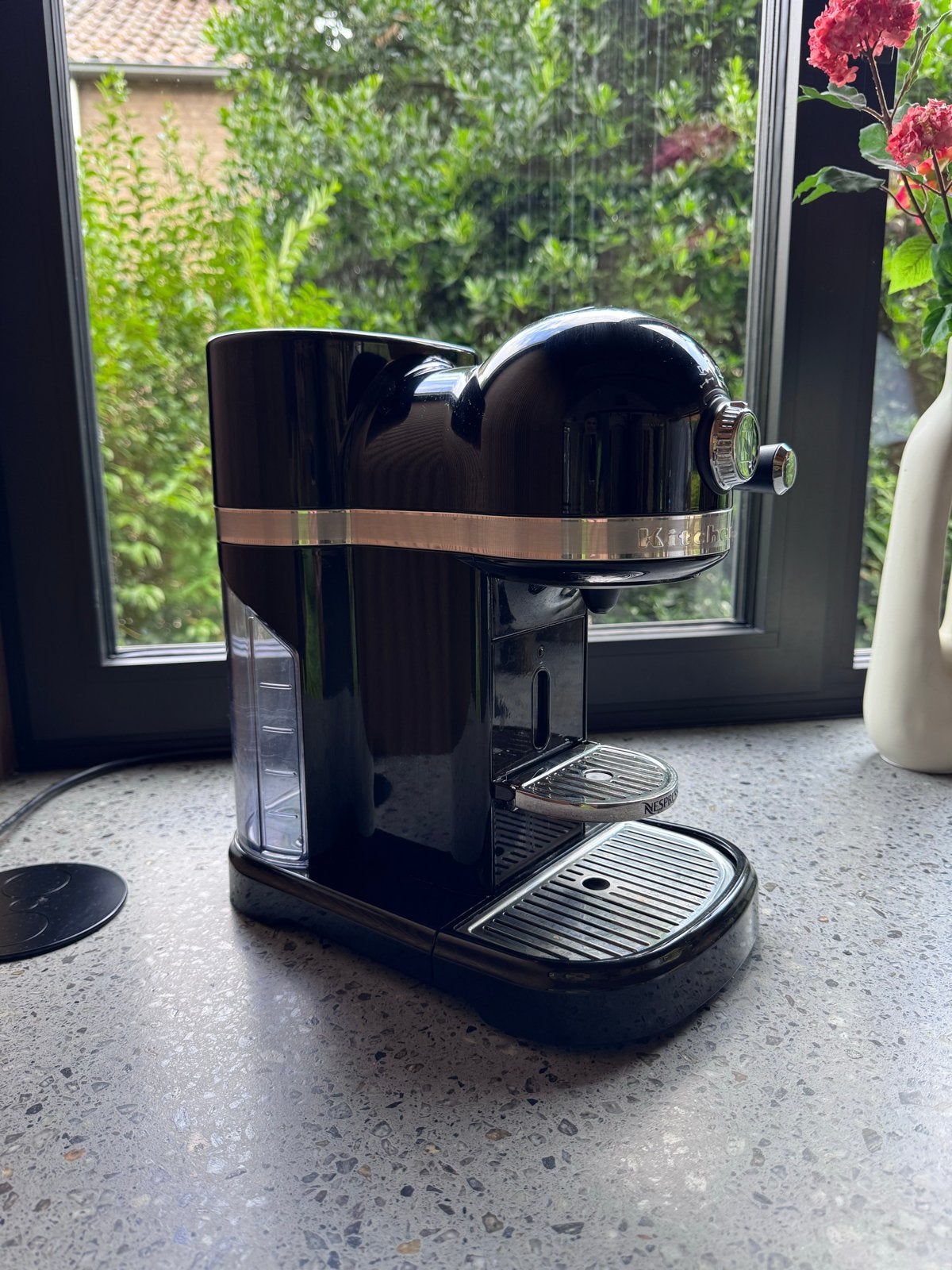 KitchenAid Nespresso machine - Zwart, Ophalen, Gebruikt, Espresso apparaat, 10 kopjes of meer