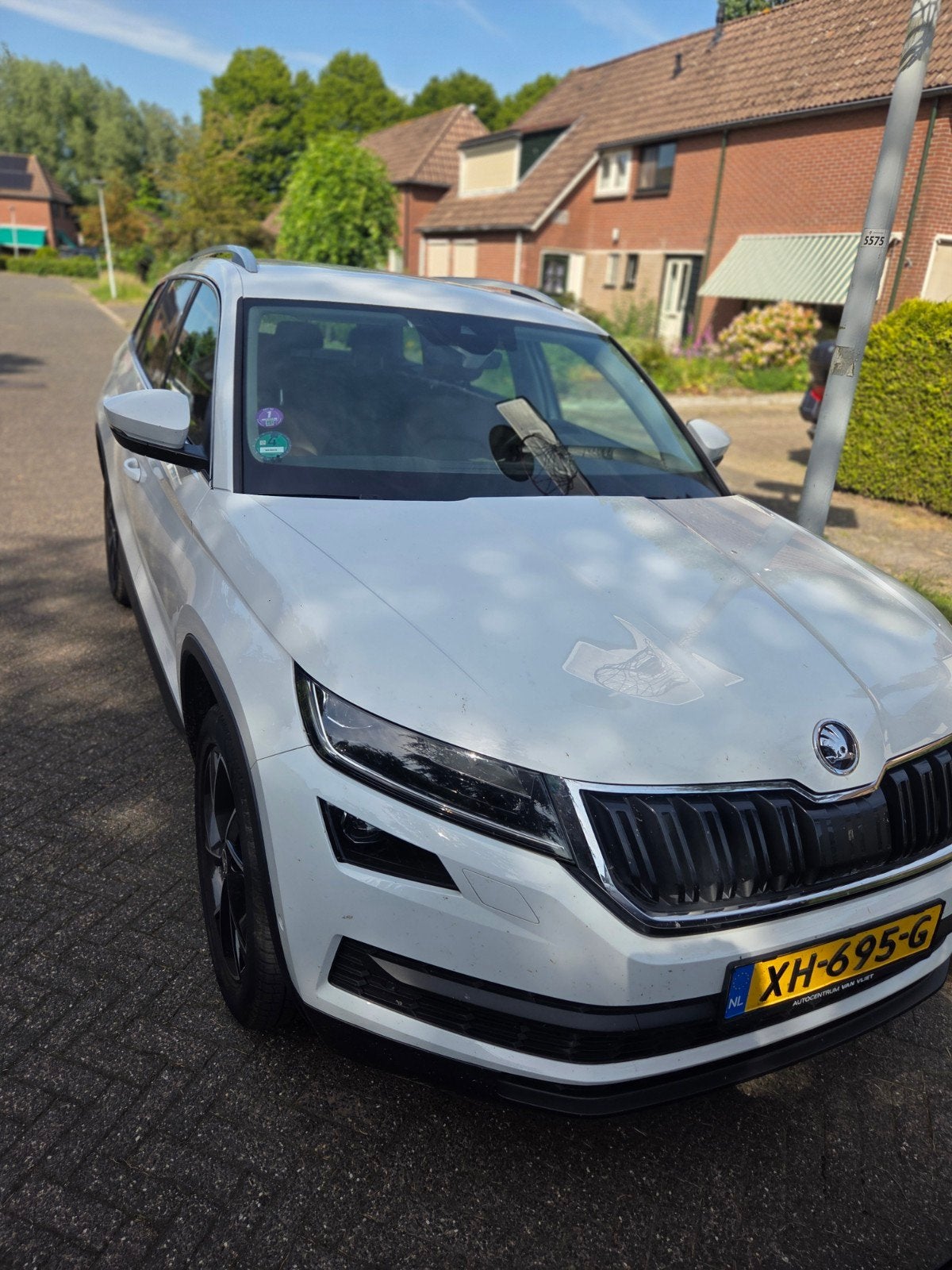 Skoda Kodiaq 1.5 TSI Greentech ACT 150pk 2019 Wit, Auto's, Euro 6, 4 cilinders, Wit, Overige kleuren