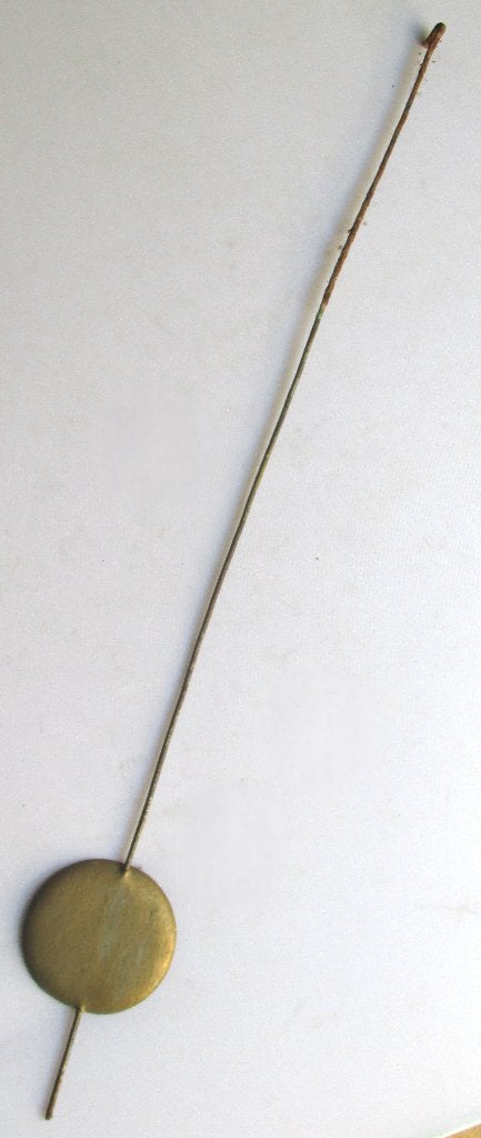 Slinger voor Klok~Antieke koperen slinger voor Franse klok, Ophalen of Verzenden