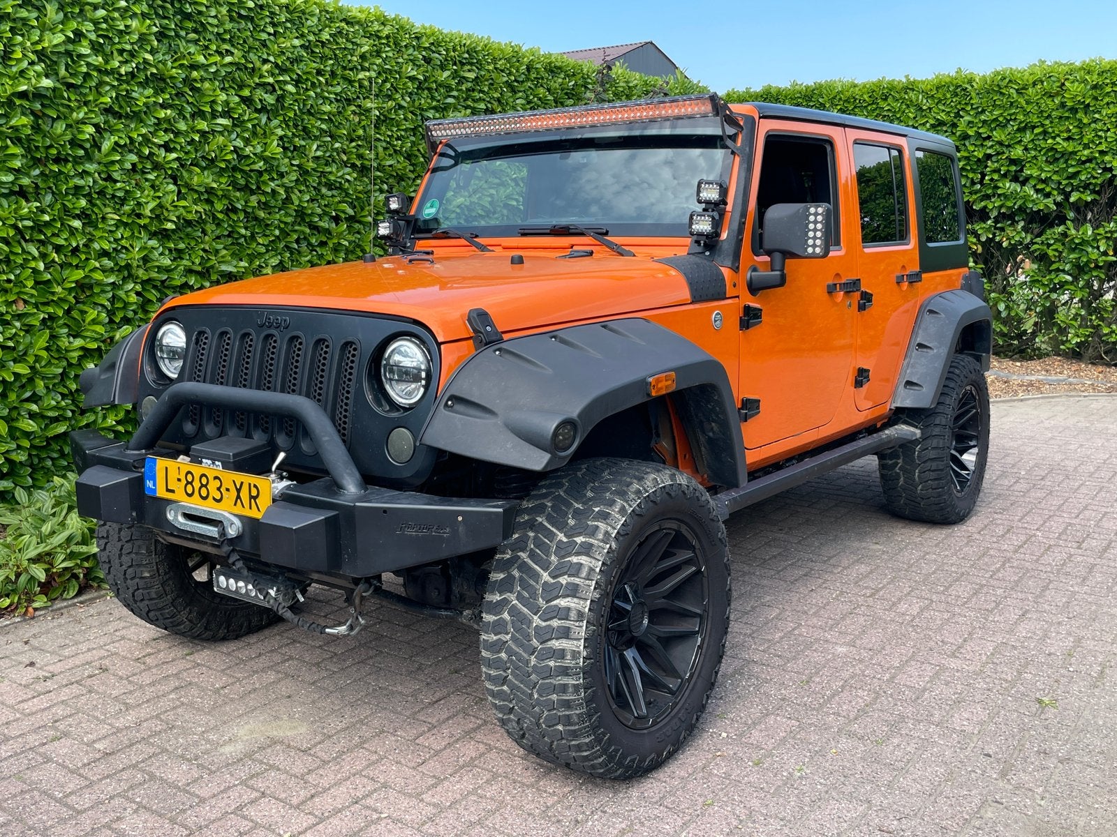 Jeep Wrangler Sahara 3.6 Off Road, Auto's, Automaat, Euro 5, Zwart, Overige kleuren