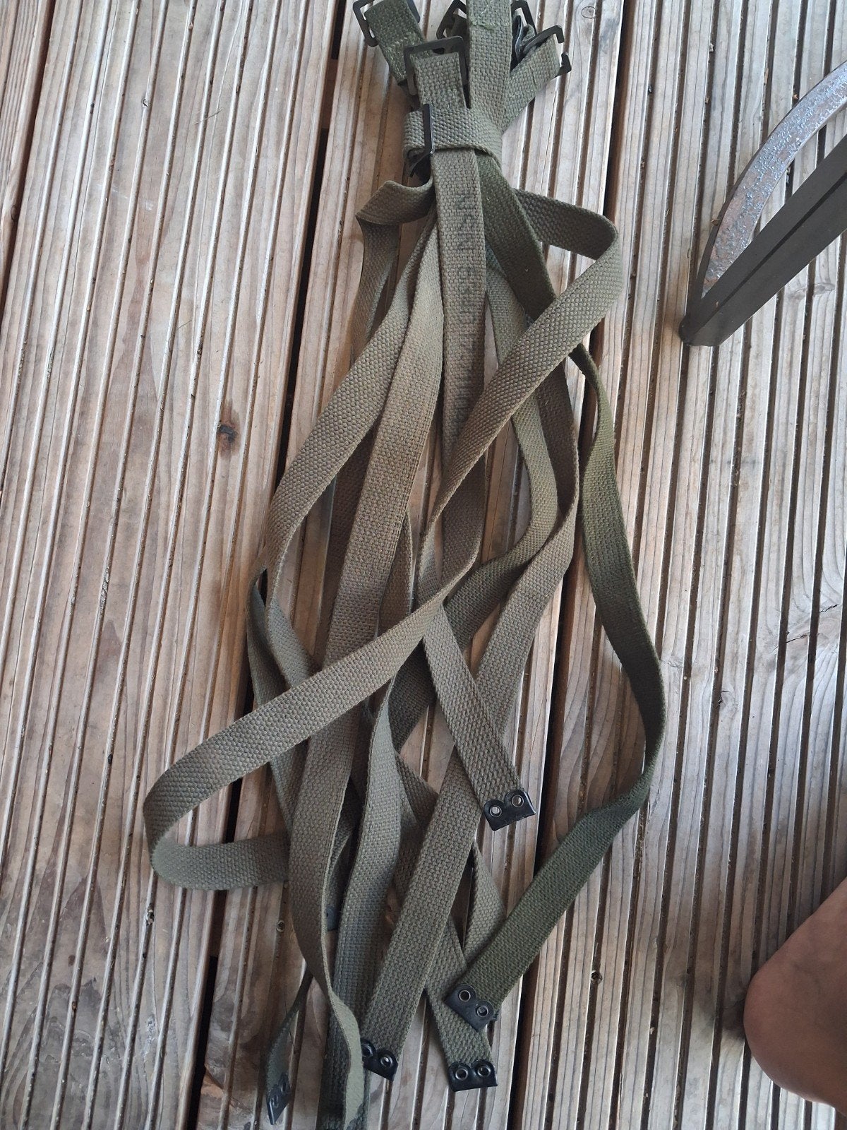 lot van 10 Riempjes voertuig straps Nekaf Daf 126 328 MB GPW, ., Ophalen of Verzenden, ., Nederland