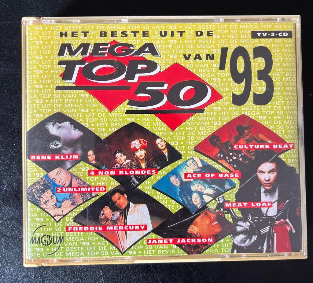 Mega Top 50 '93 - 2CD’s, Cd's en Dvd's, Cd's | Verzamelalbums, Ophalen of Verzenden, Zo goed als nieuw, Pop, Boxset