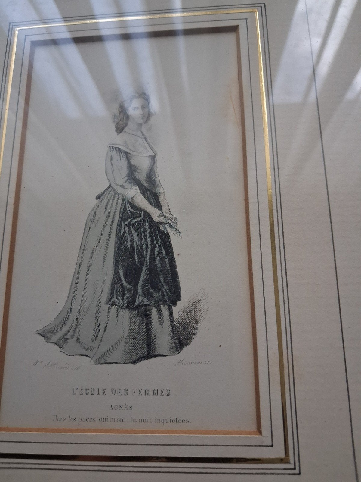 Antieke originele prent, Ophalen of Verzenden, Ets