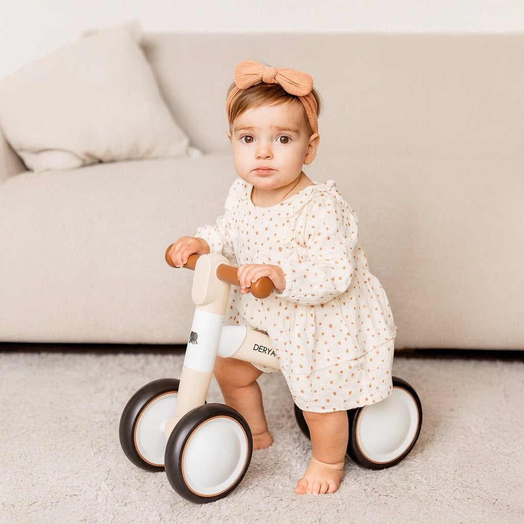 DERYAN Milo loopfiets Cream | 4 wielen, verstelbaar, Ophalen, Loopfiets, Zo goed als nieuw, Marithaime 8, 6662 WD Elst, Nederland