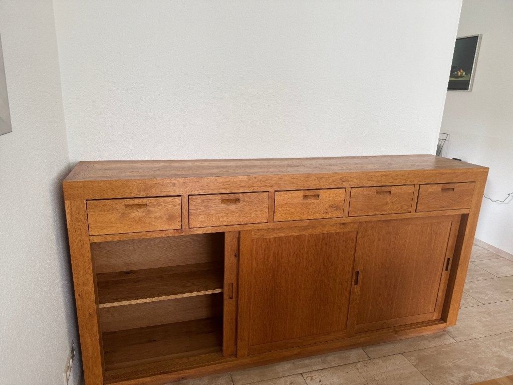 Eiken Dressoir (model Douwe), Ophalen, Met plank(en), Eikenhout, Zo goed als nieuw