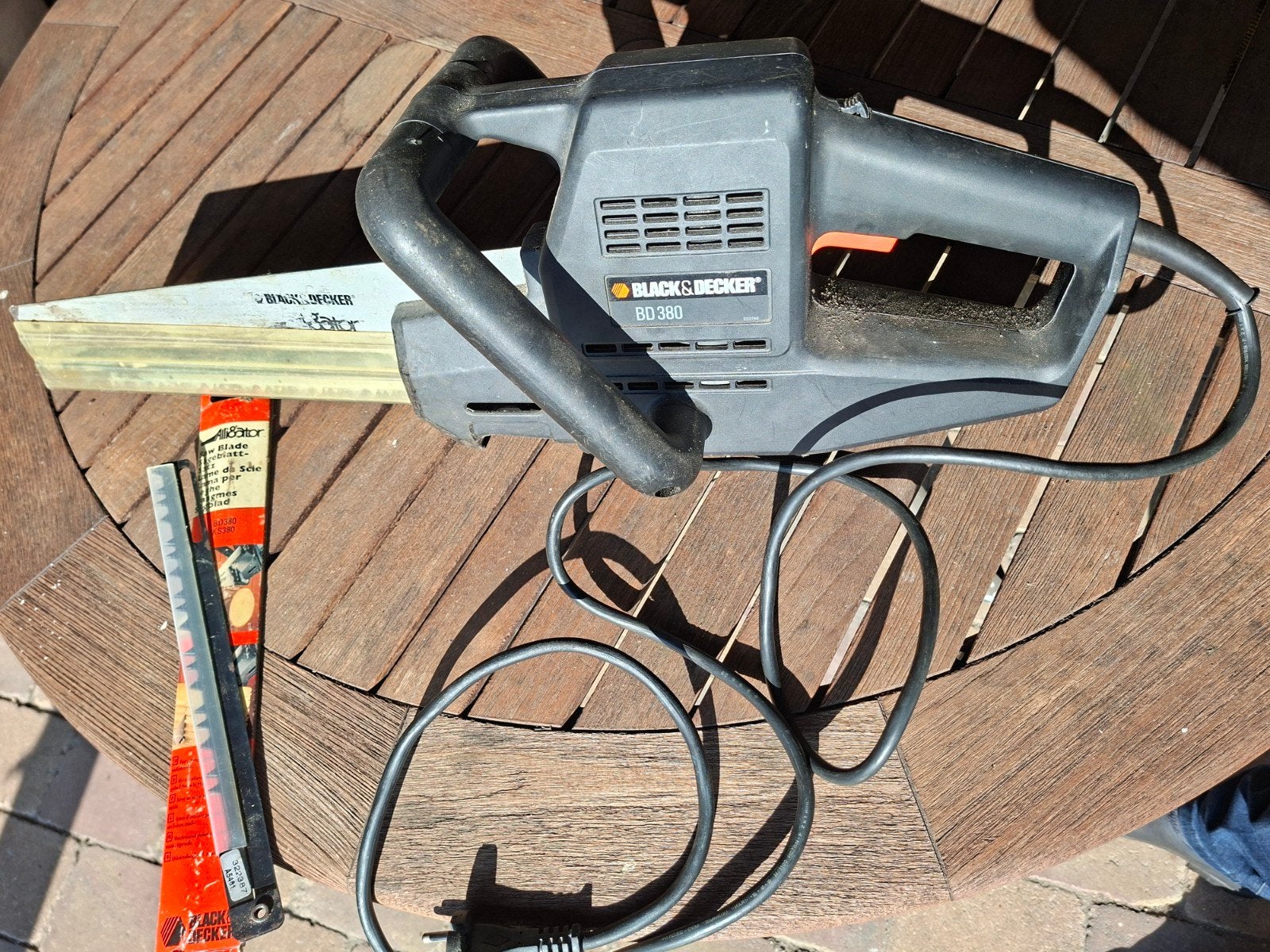Black & Decker BD380 Reciprozaag - Gebruikt, Gebruikt, 600 tot 1200 watt, Ophalen of Verzenden, Black & Decker