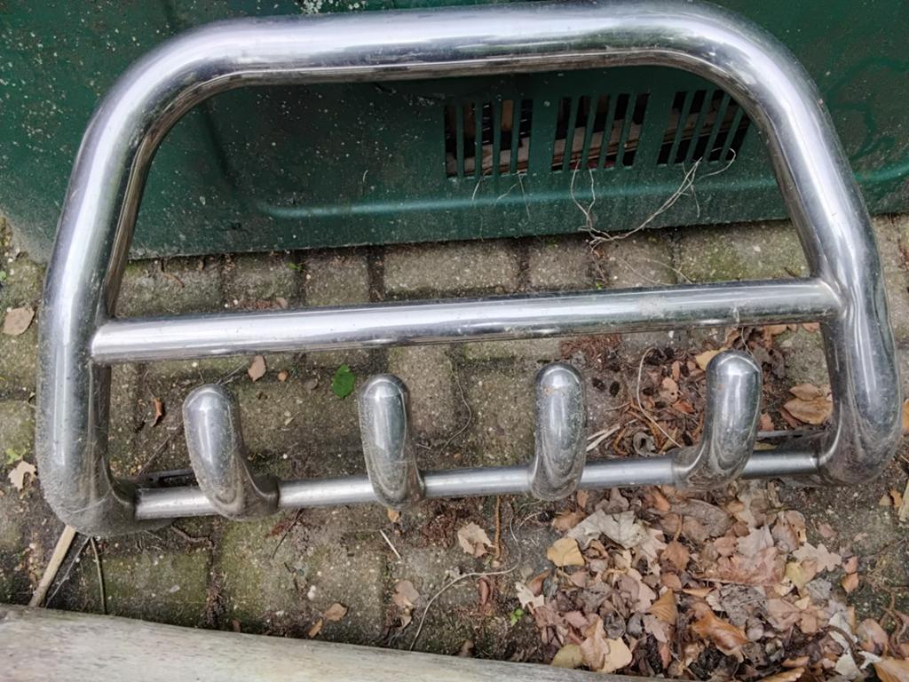 Bull bar en side bars, Ophalen