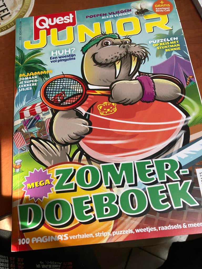 Quest Junior Zomer Doeboek - Mega editie, Boeken, Ophalen of Verzenden, Zo goed als nieuw, Overige typen