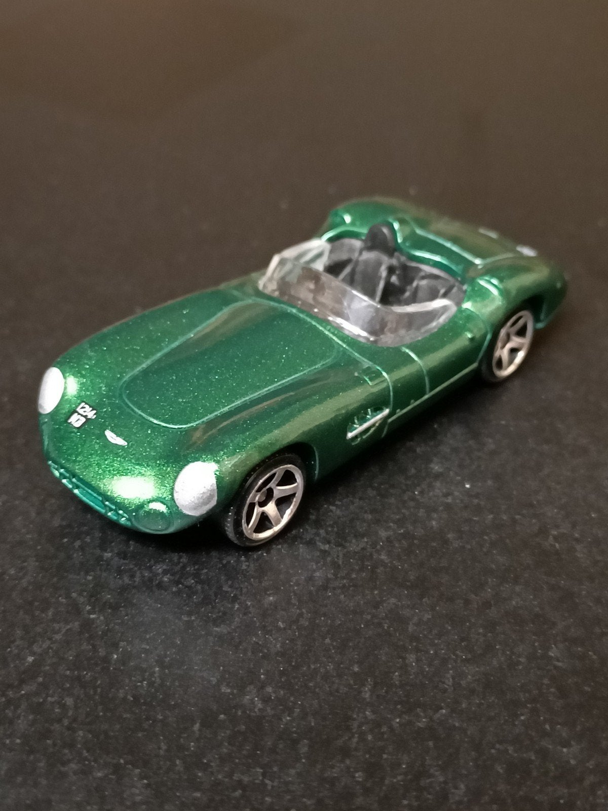 matchbox Aston Martin DBR1 Groen Modelauto, Ophalen of Verzenden, Zo goed als nieuw, Auto