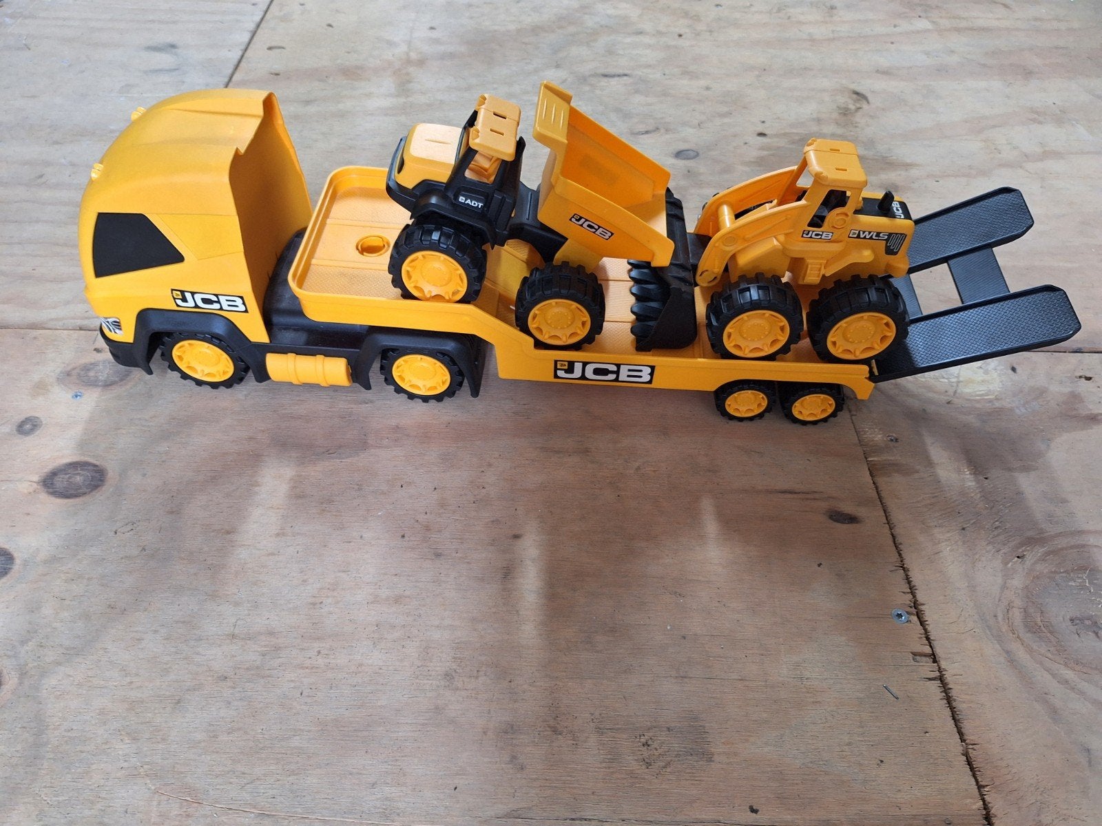 JCB Vrachtwagen met Graafmachines Speelgoedset, Ophalen
