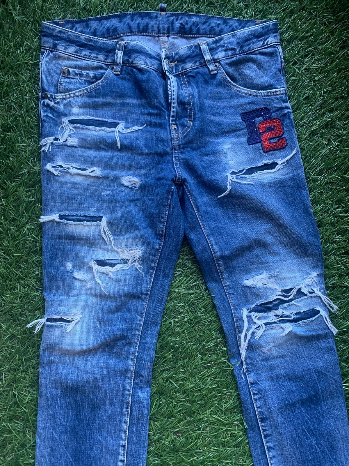 Dsquared2 Cool Girl Jeans - Maat 40, Ophalen of Verzenden, Gedragen, Blauw, W30 - W32 (confectie 38/40)