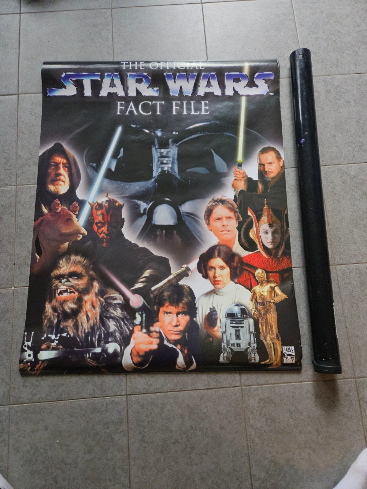 Star Wars Fact File Poster - Origineel, Verzamelen, Ophalen of Verzenden