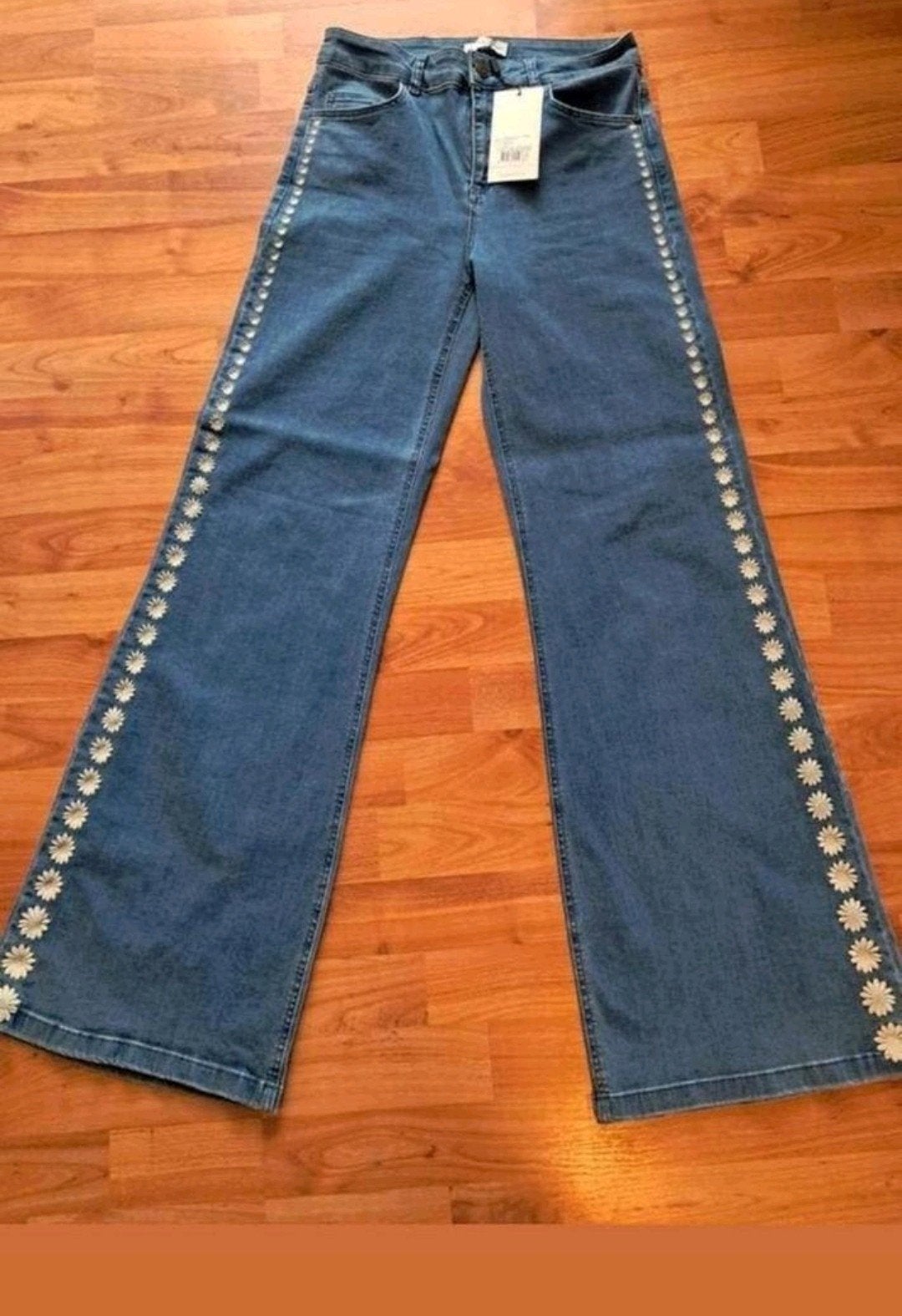 Fabienne Chapot Eva denim wide leg broek maat 29 *nieuw *, Fabienne Chapot, Ophalen of Verzenden, Nieuw, Blauw