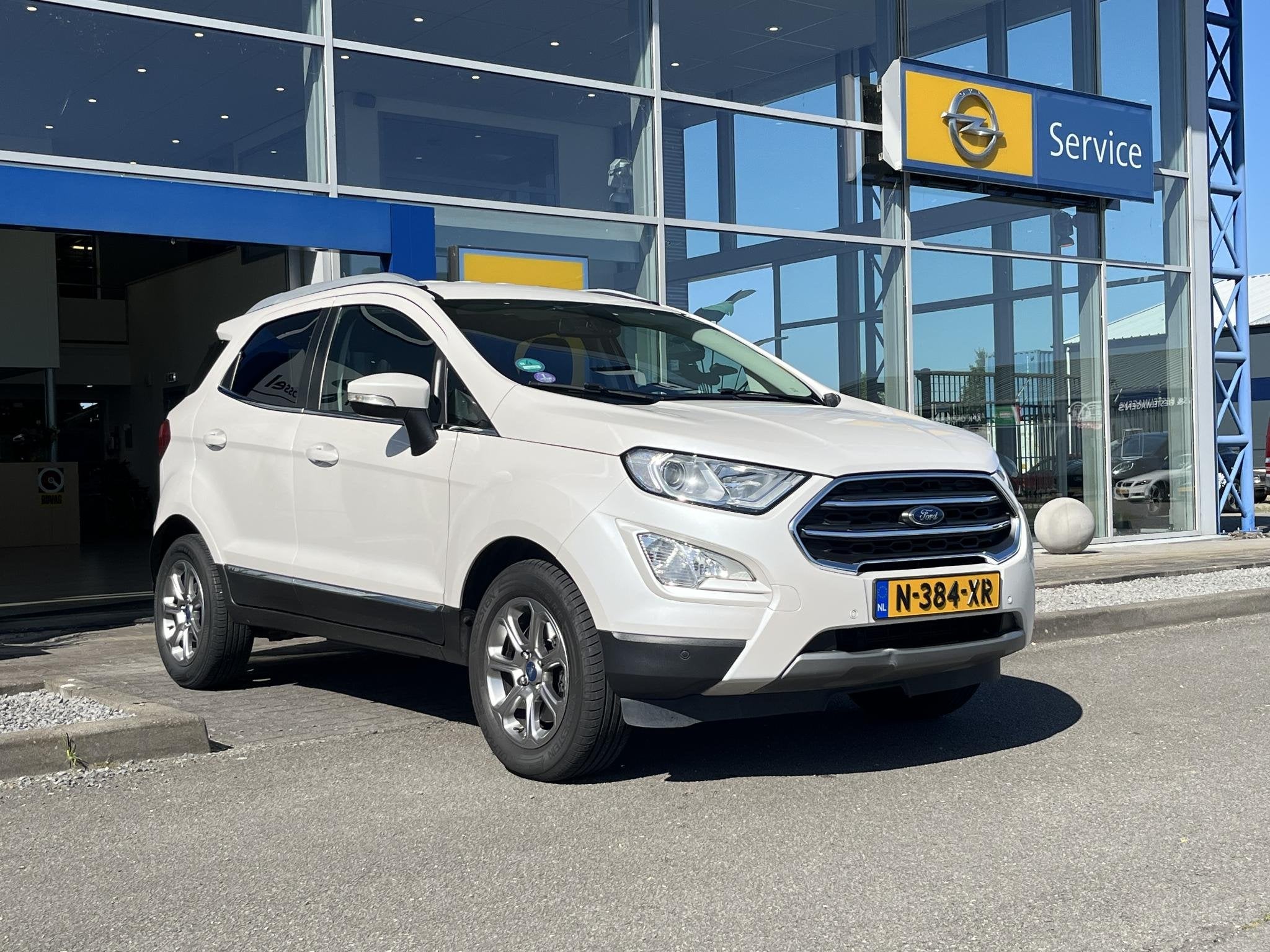 Ford EcoSport 1.0 EcoBoost Titanium | Climate Control | Crui, Auto's, 125 pk, Gebruikt, Ecosport, Leder en Stof