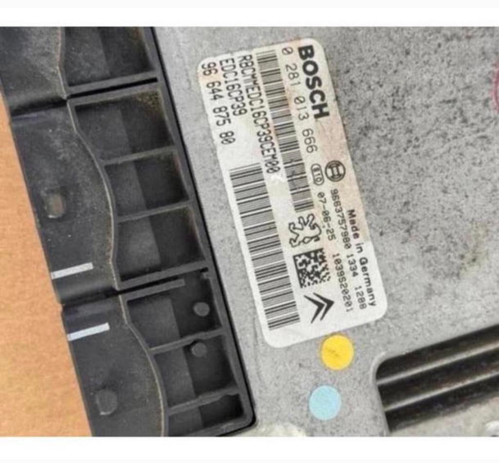 ECU 9664487580 0281013666 Peugeot 4007 Citroen C-crosser, Ophalen of Verzenden, H, H, H