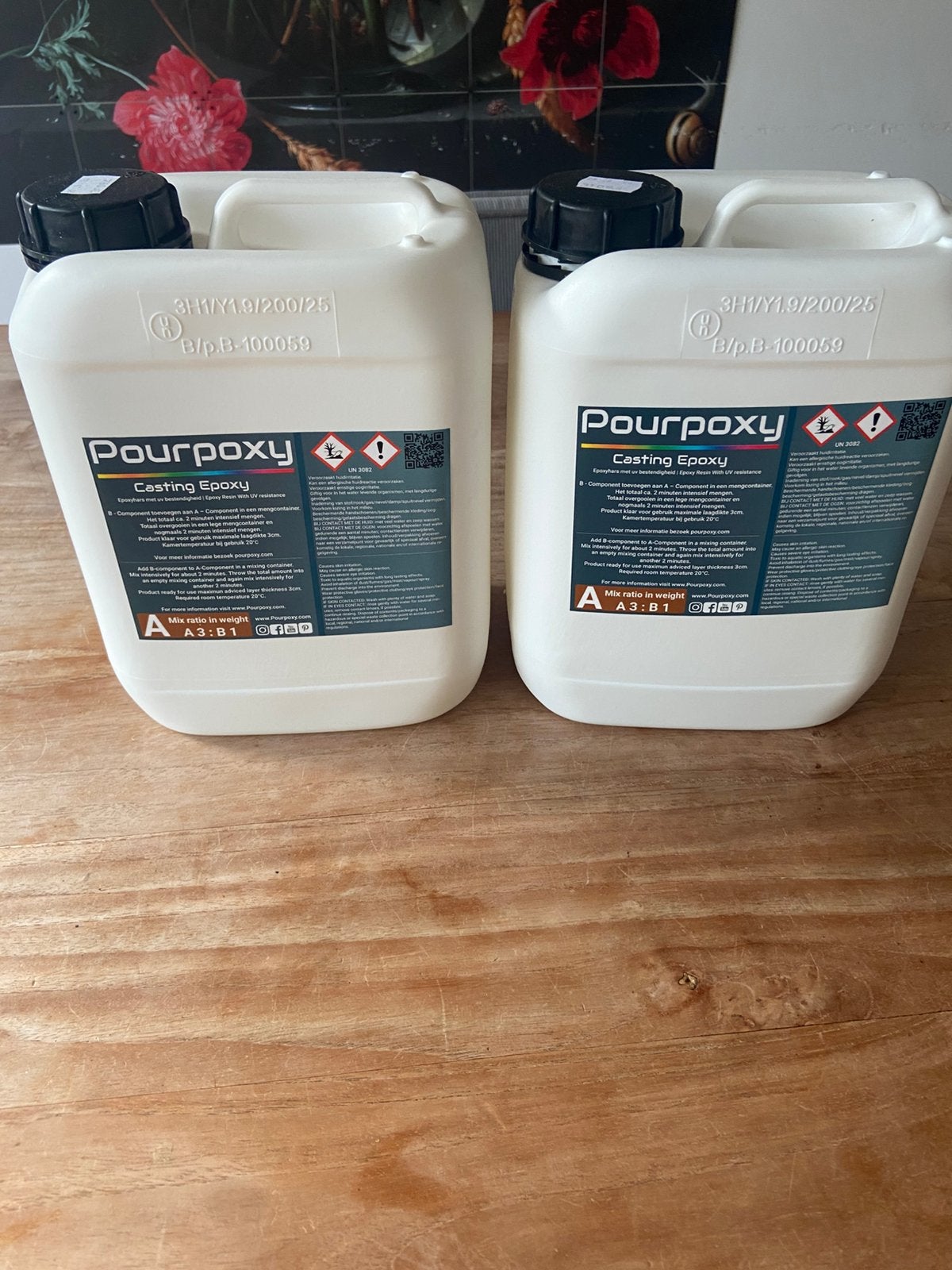 Epoxy, Ophalen, Dweilemmer, -bak, of -wagen