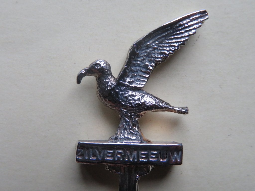 Lepeltje Zilvermeeuw / meeuw / vogel 3D, Verzenden