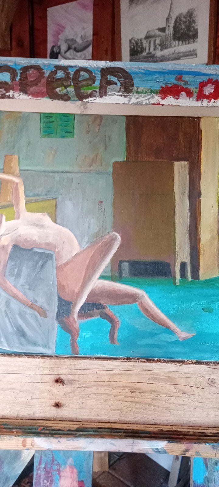 vrouw nudie, Ophalen of Verzenden
