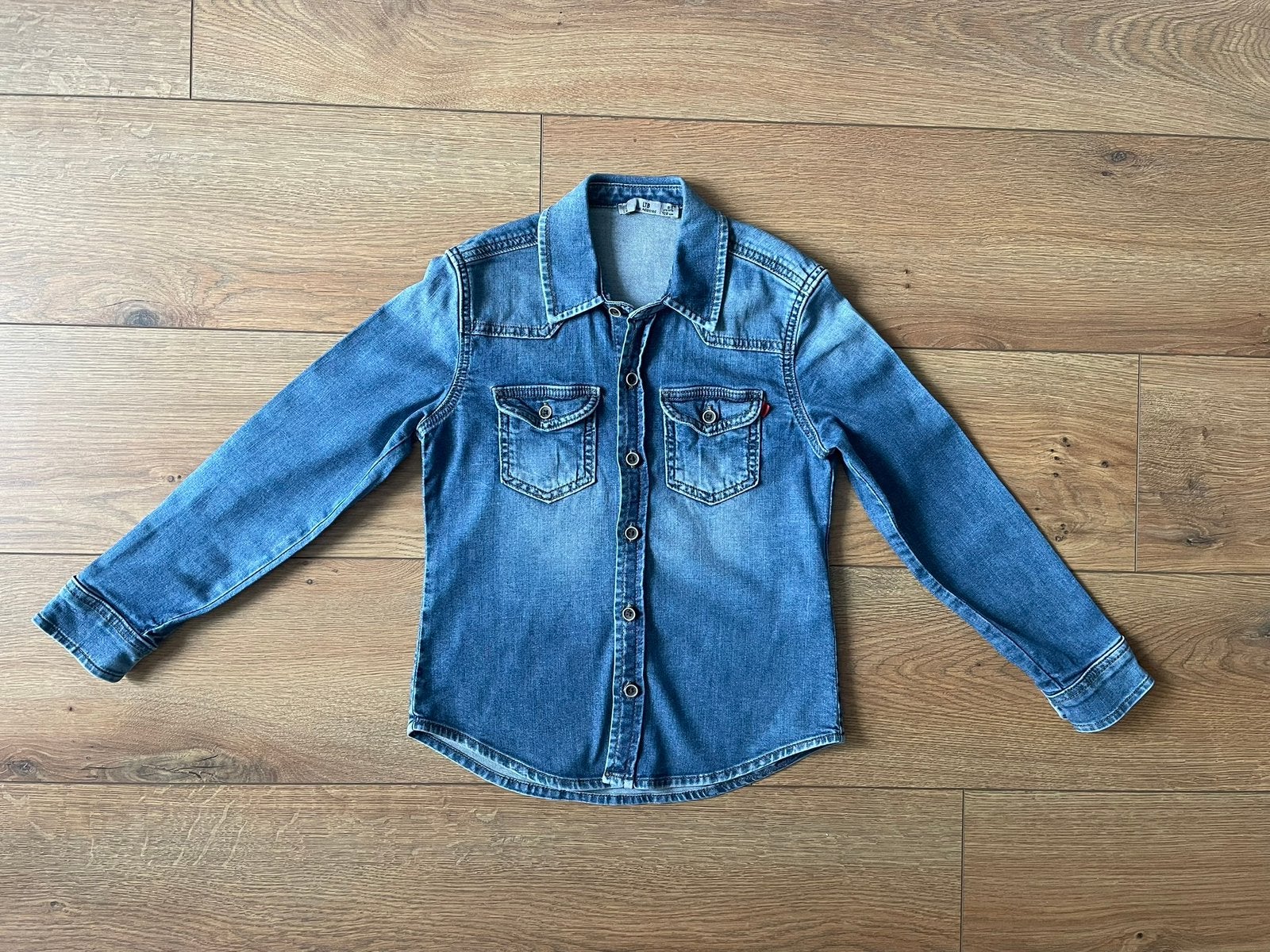 LTB jeans stoere spijkerblouse maat 128, Ophalen of Verzenden, Jongen, Shirt of Longsleeve