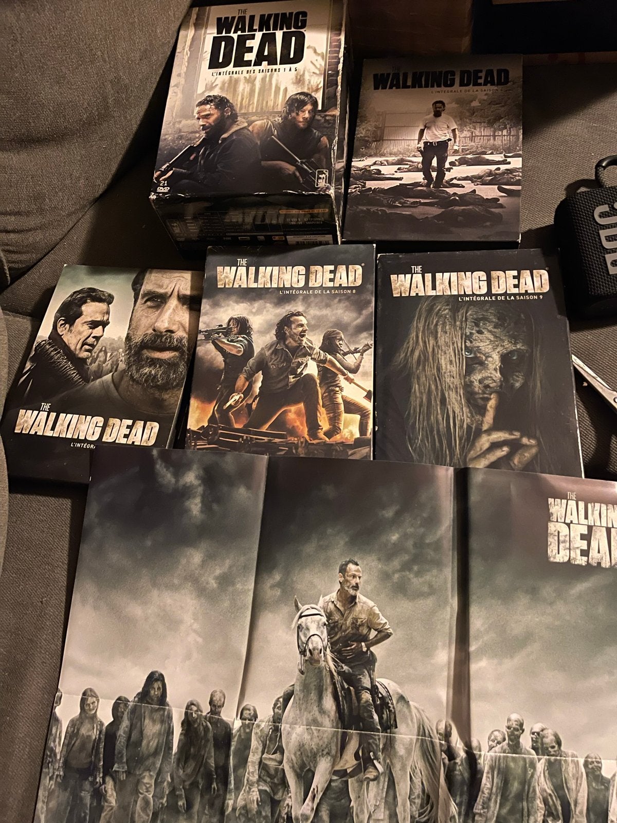 The Walking Dead DVD Boxsets Seizoenen 1-9 + Posters, Horror, Vanaf 16 jaar, Frans, Seizoen 1