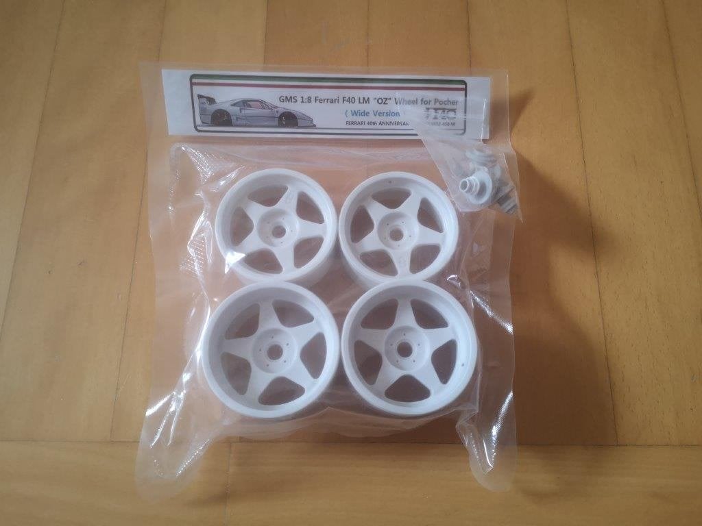 Wheels Transkit for Ferrari Pocher 1/8, Ophalen of Verzenden, Zo goed als nieuw, 1:5 t/m 1:8, Auto