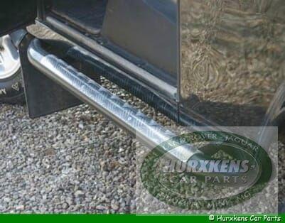 Sidesteps zwart met traanplaat bovenzijde Defender 90, Land Rover, -, -, Nieuw