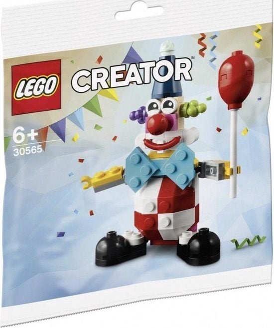 30565 verjaardagsclown met ballon / clown / feest / bruiloft, Lego, Nieuw, Ophalen of Verzenden, Compleet