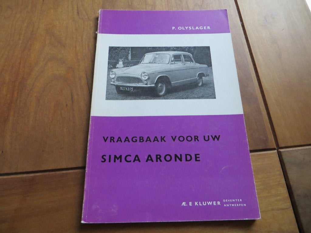 Vraagbaak Simca 9-Aronde, Simca Aronde P60, P61 1954-1964, Ophalen of Verzenden