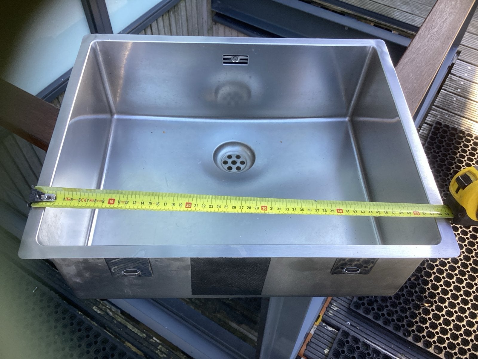 RVS Wasbak - Keuken of Bijkeuken, Ophalen of Verzenden, Gebruikt, Metaal, Zilver