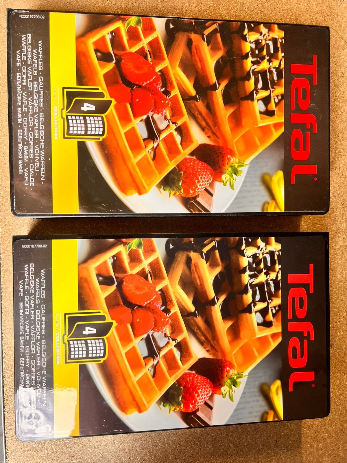 Tefal XA800412 Snack Collection Wafelplaten (set nummer 4), Ophalen, Zo goed als nieuw, Actiefiguurtje