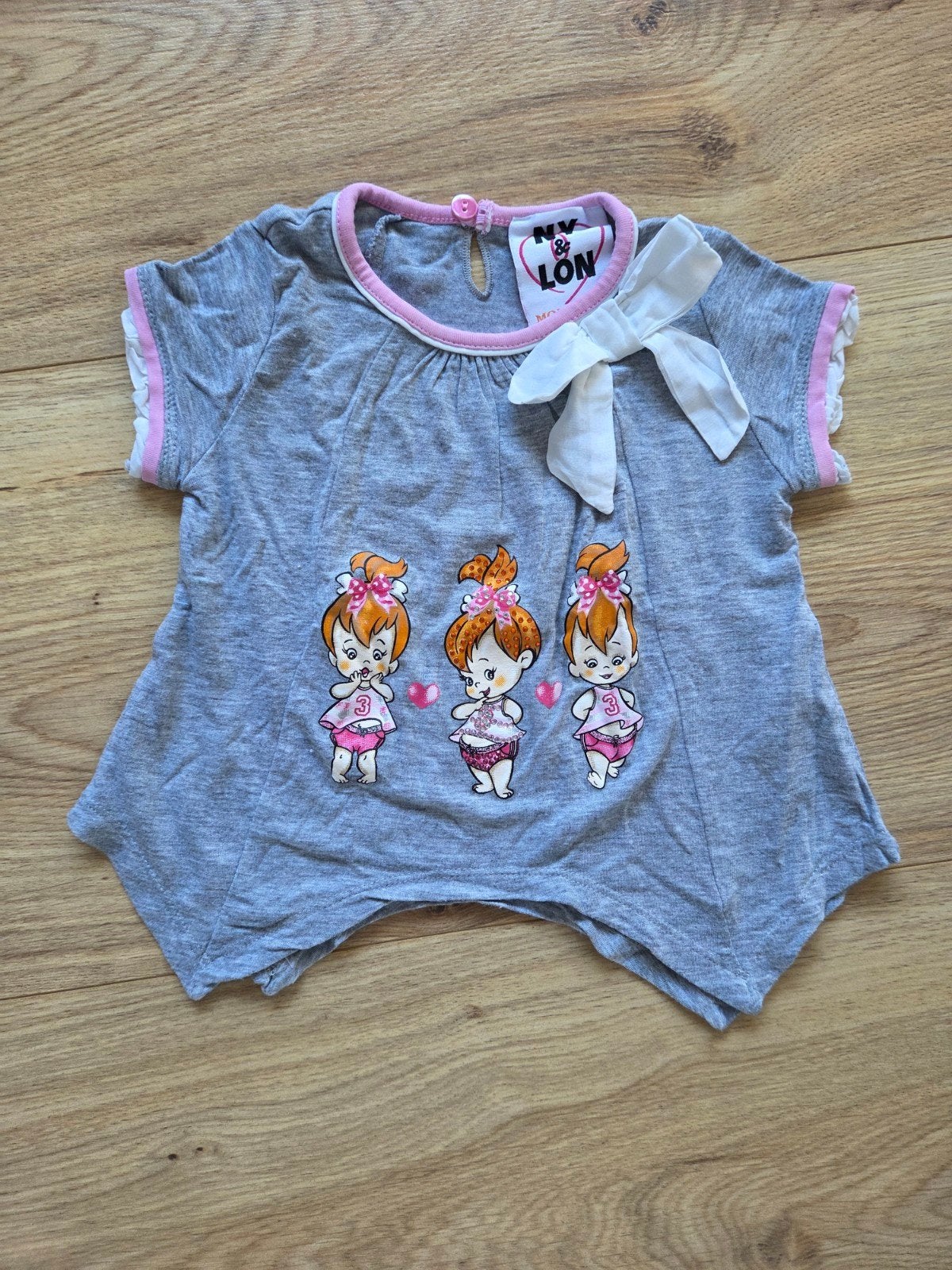 Tshirt Monnalisa, maat 3 maanden, Meisje, Ophalen of Verzenden, Zo goed als nieuw, Monnalisa
